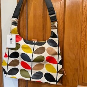 Orla Kiely classic multi-stem midi sling back
